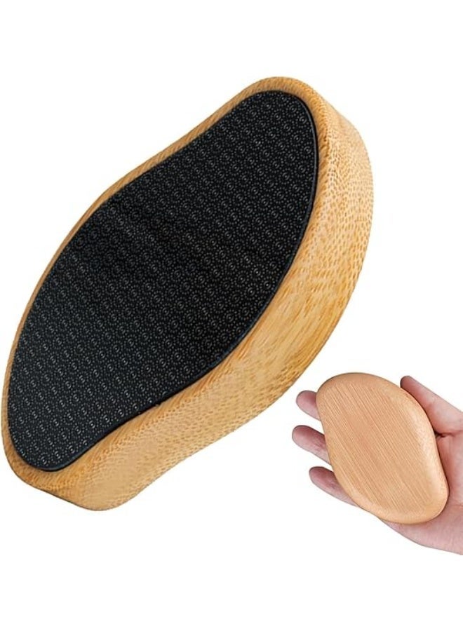 BIGTHREE Nano Glass Foot File, Bamboo Foot Scraper, Foot File Tool, Pedicure Foot Buffer, Long-Lasting Availability, for Foot Care, Removing Skin and Calluses, and Keeping Feet Tender and Smooth. - Image 1